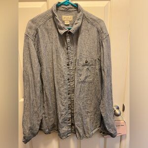 Eddie Bauer Linen Shirt Jac